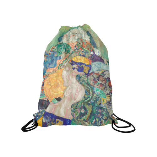 Baby by Gustav Klimt Medium Drawstring Bag Model 1604 (Twin Sides) 13.8"(W) * 18.1"(H)