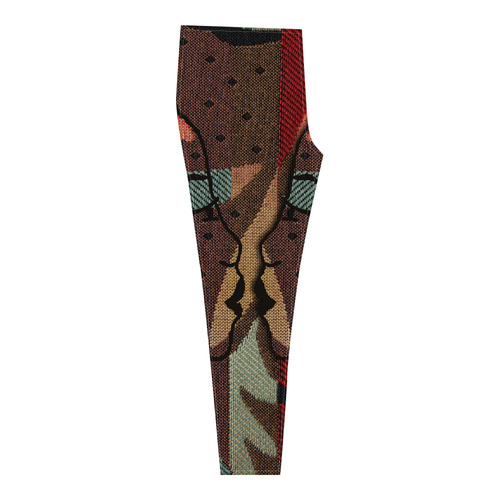 African tapestry Cassandra Women's Leggings (Model L01)