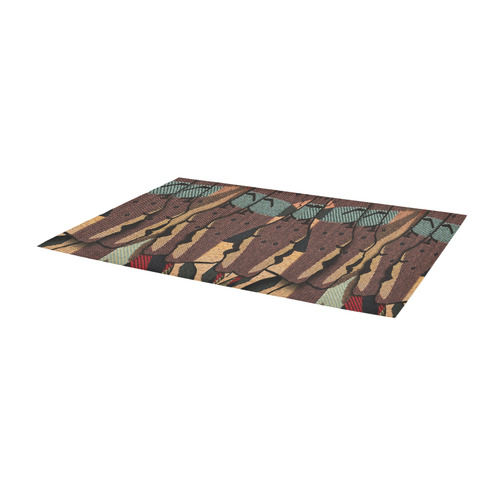 African tapestry D Area Rug 9'6''x3'3''