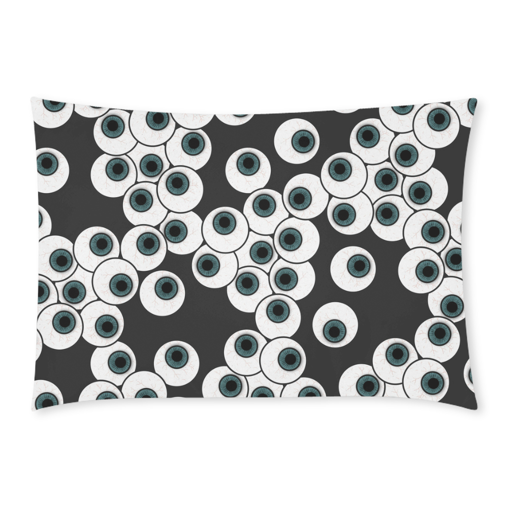 Eyeballs - Eyeing You Up! Custom Rectangle Pillow Case 20x30 (One Side)
