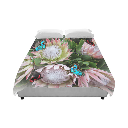 king protea Duvet Cover 86"x70" ( All-over-print)