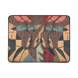 african tapestry Beach Mat 78"x 60"