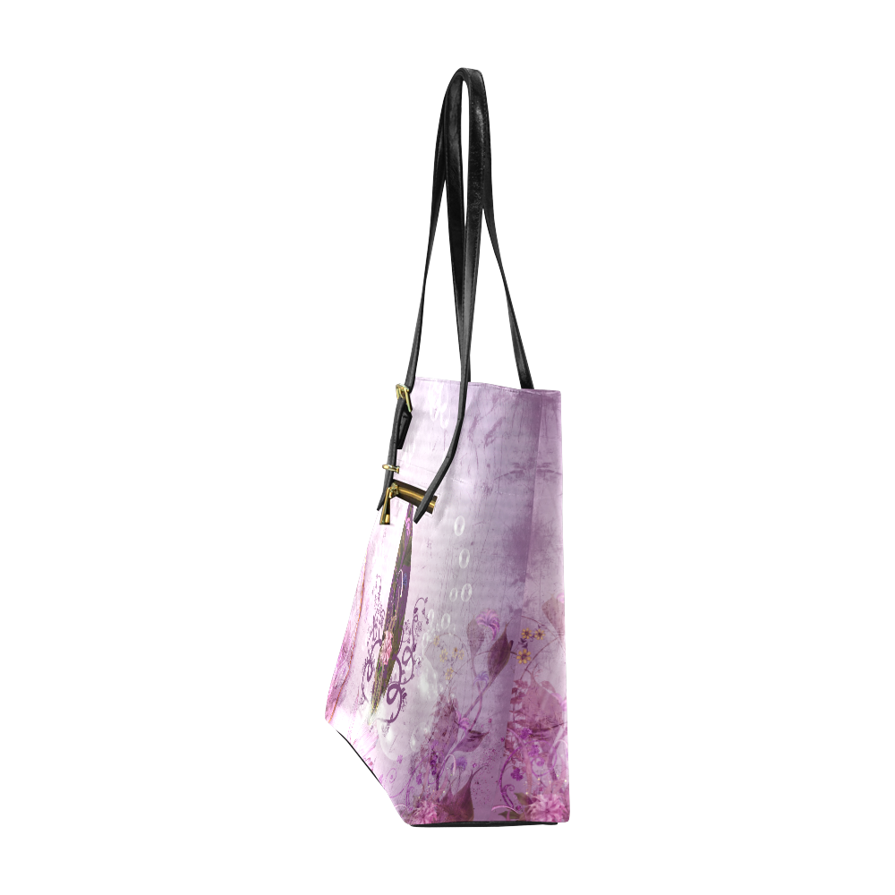 Sport, surfing in purple colors Euramerican Tote Bag/Small (Model 1655)