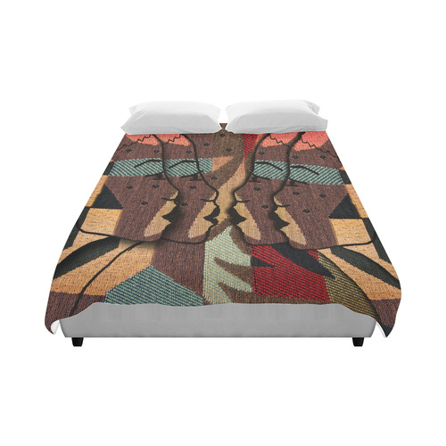 African tapastry Duvet Cover 86"x70" ( All-over-print)