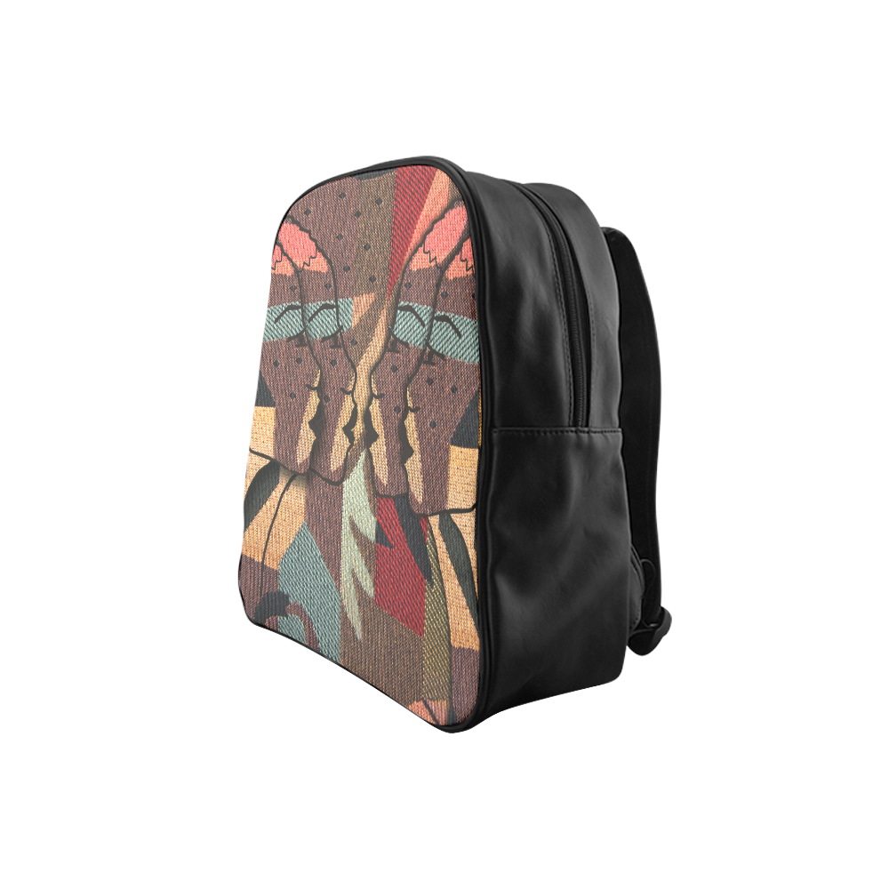african tapastry School Backpack (Model 1601)(Small)