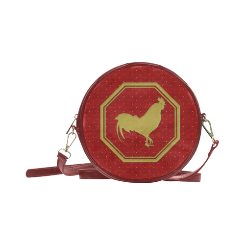 2017 year of the rooster Round Sling Bag (Model 1647)