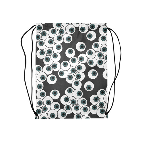 Eyeballs - Eyeing You Up! Medium Drawstring Bag Model 1604 (Twin Sides) 13.8"(W) * 18.1"(H)