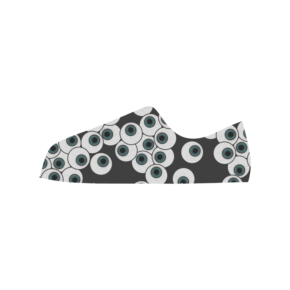 Eyeballs - Eyeing You Up! Low Top Canvas Shoes for Kid (Model 018)