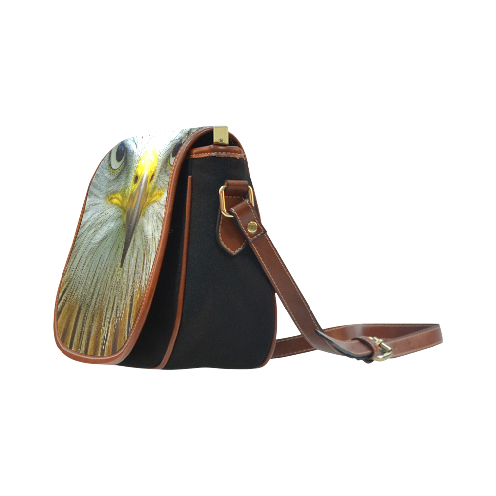 Red Kite Owl Saddle Bag/Small (Model 1649)(Flap Customization)