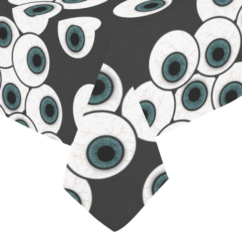 Eyeballs - Eyeing You Up! Cotton Linen Tablecloth 52"x 70"