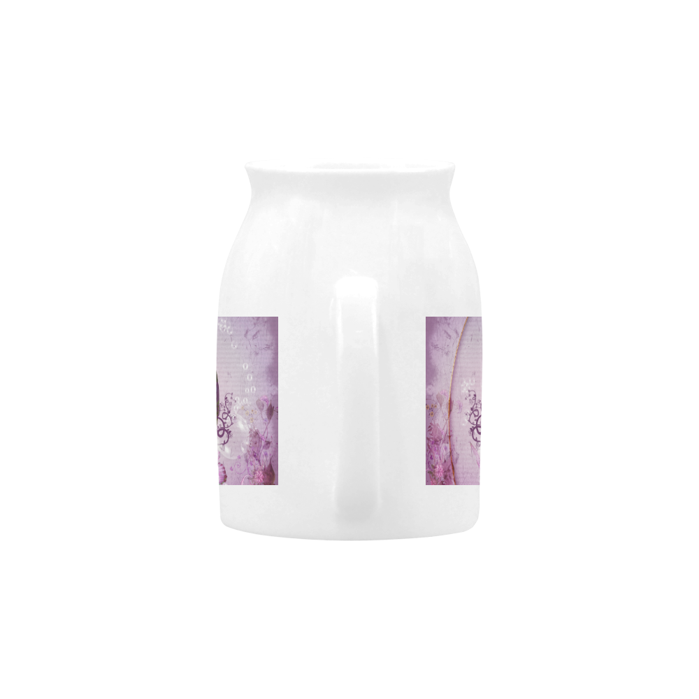 Sport, surfing in purple colors Milk Cup (Small) 300ml