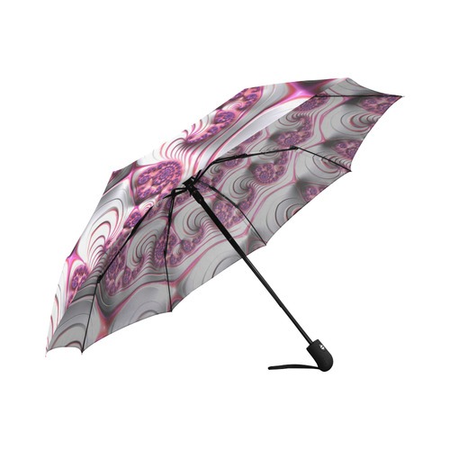 Pink Candy Divinity Fudge Fractal Art Auto-Foldable Umbrella (Model U04)