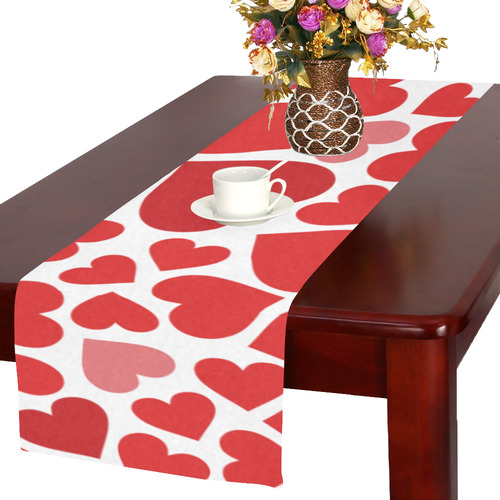 love hearts Table Runner 16x72 inch