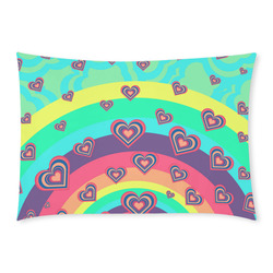 Loving the Rainbow Custom Rectangle Pillow Case 20x30 (One Side)