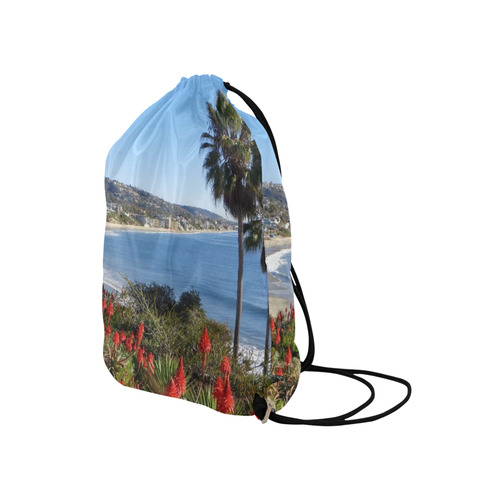 Travel-Laguna Beach Medium Drawstring Bag Model 1604 (Twin Sides) 13.8"(W) * 18.1"(H)