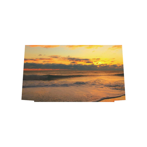 Stunning sunset on the beach Euramerican Tote Bag/Large (Model 1656)
