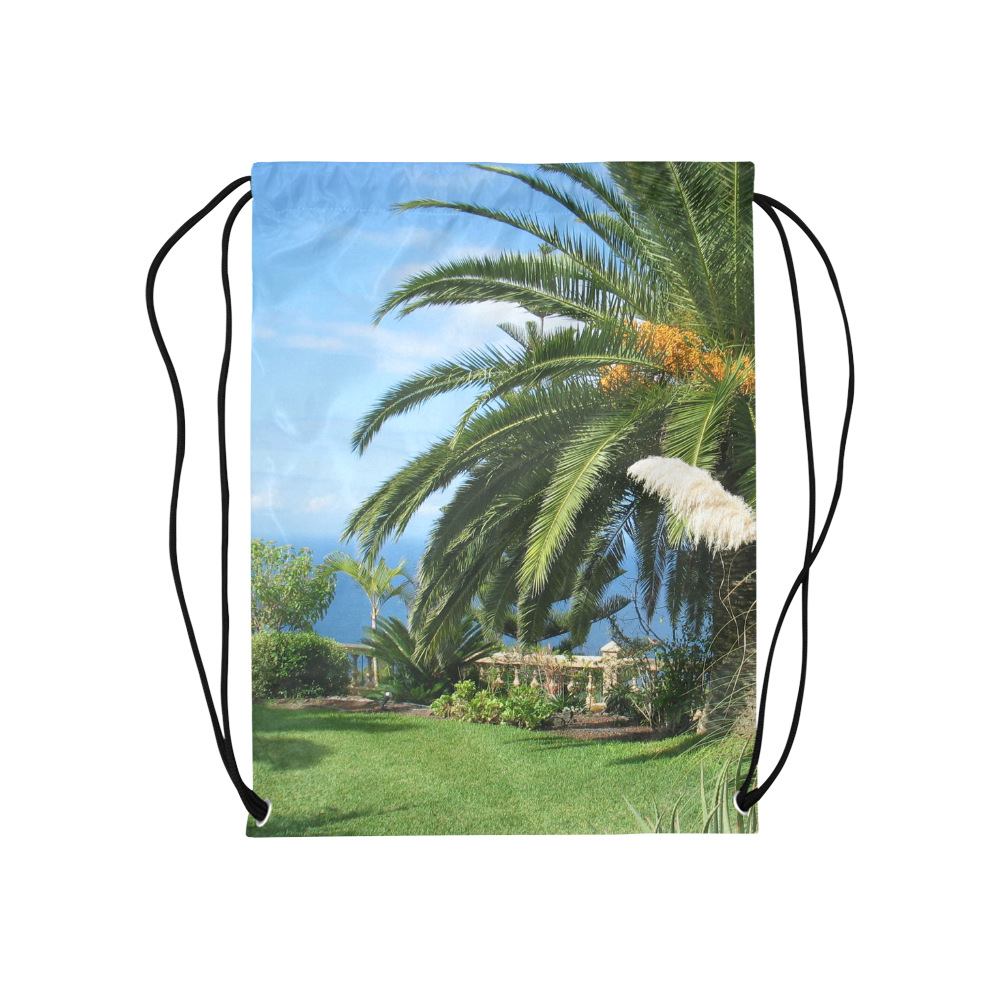 Travel-sunny Tenerife Medium Drawstring Bag Model 1604 (Twin Sides) 13.8"(W) * 18.1"(H)