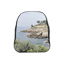 Travel Tenerife, painted School Backpack (Model 1601)(Small)
