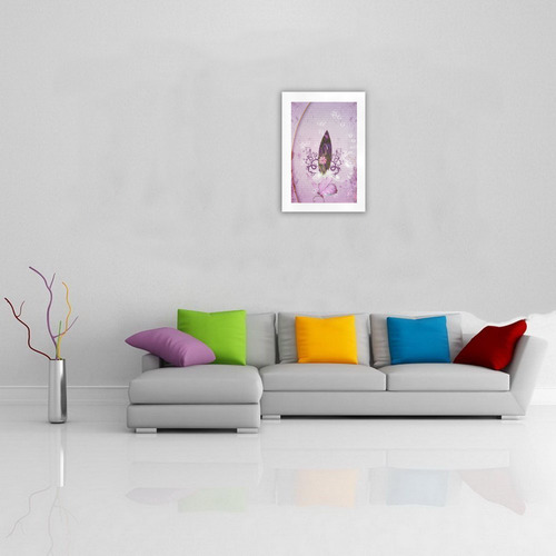 Sport, surfing in purple colors Art Print 16‘’x23‘’