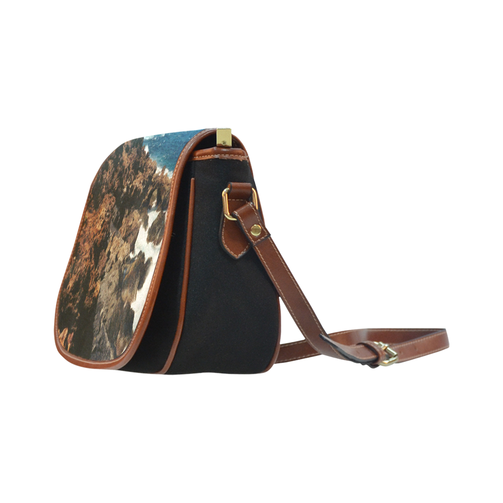 Aruba, dream beach Saddle Bag/Small (Model 1649)(Flap Customization)
