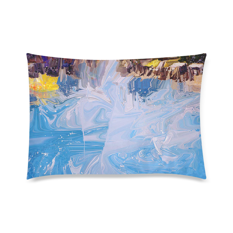 SPLASH 4 Custom Zippered Pillow Case 20"x30" (one side)