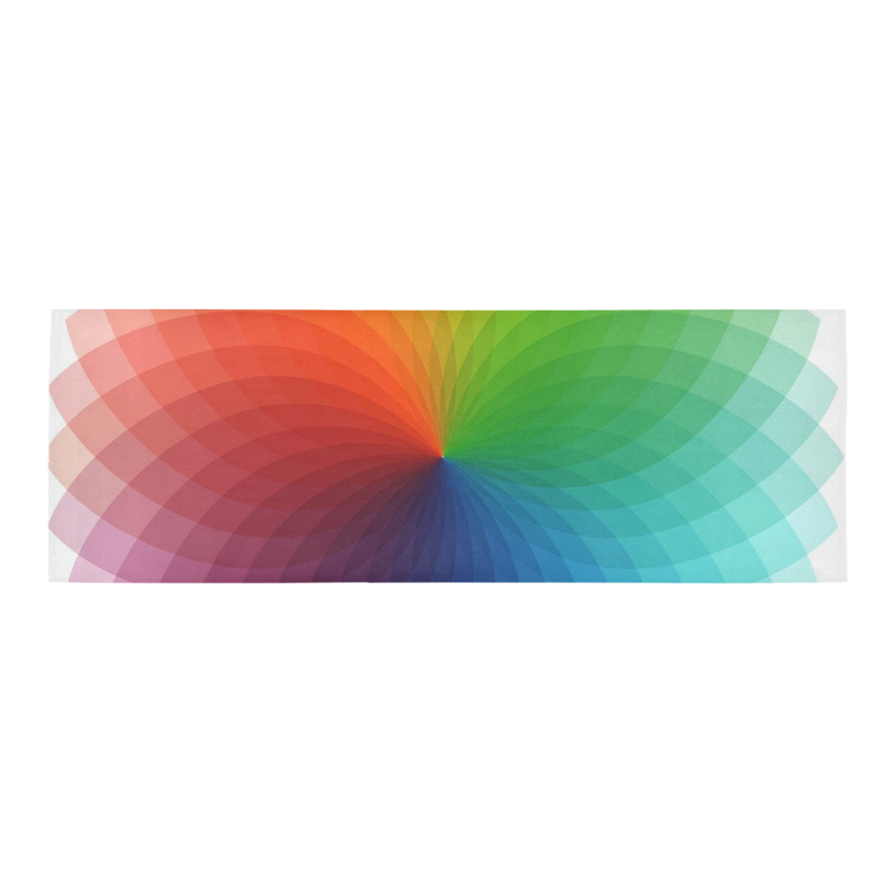 color wheel for artists , art teacher Area Rug 9'6''x3'3''