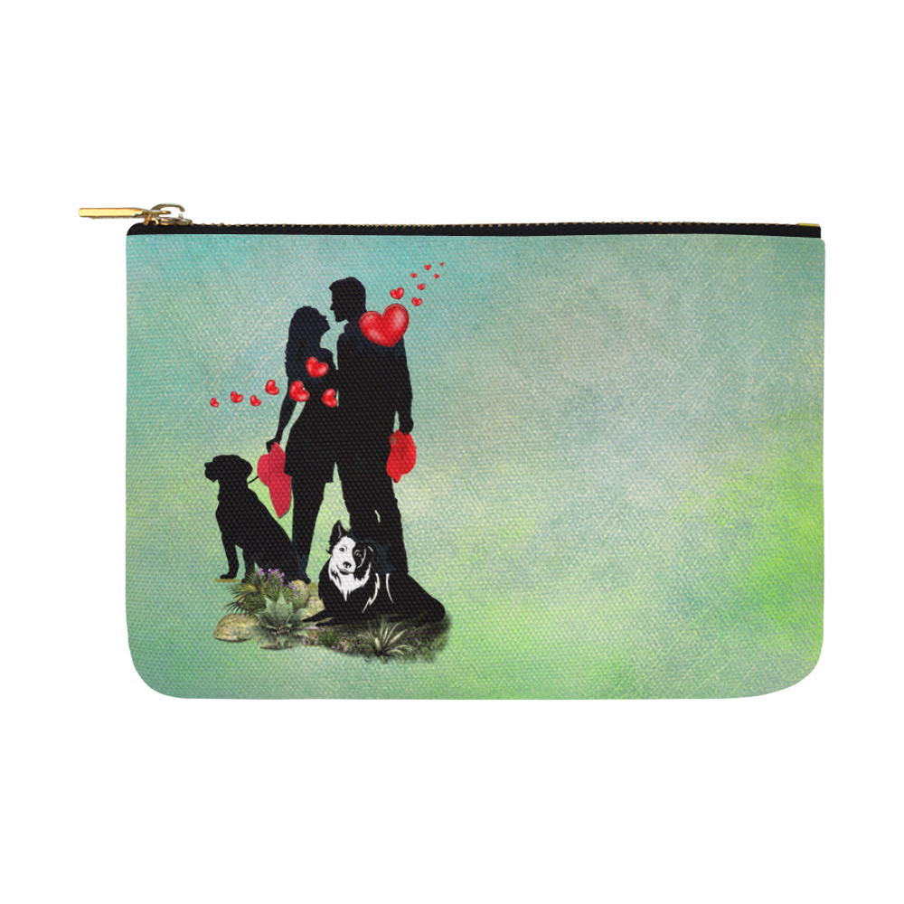 Happy Valentine Carry-All Pouch 12.5''x8.5''