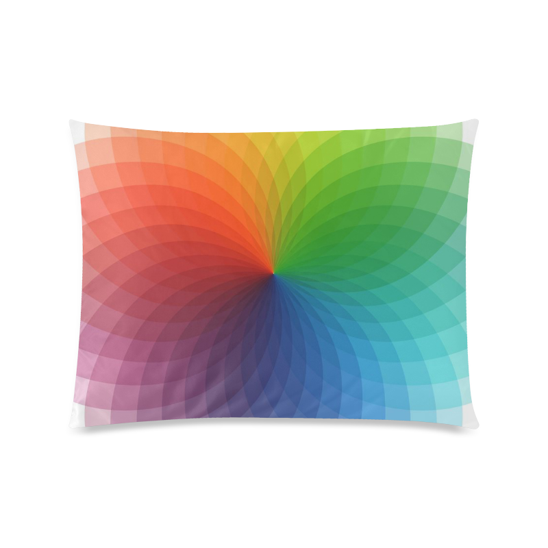 color wheel for artists , art teacher Custom Picture Pillow Case 20"x26" (one side)