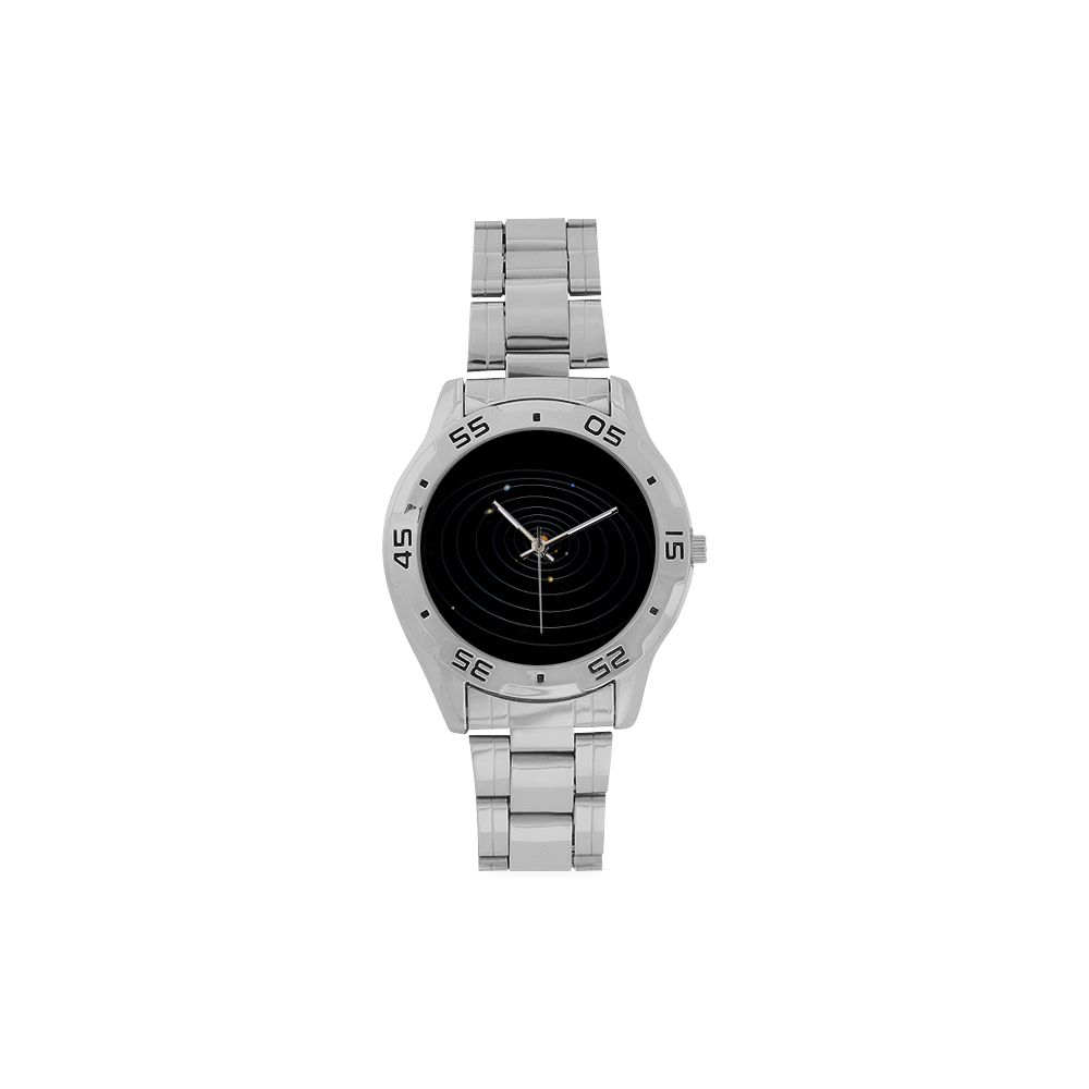 Our Solar System Men's Stainless Steel Analog Watch(Model 108)