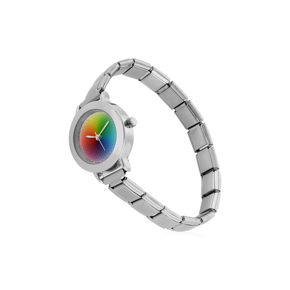 color wheel for artists , art teacher Women's Italian Charm Watch(Model 107)