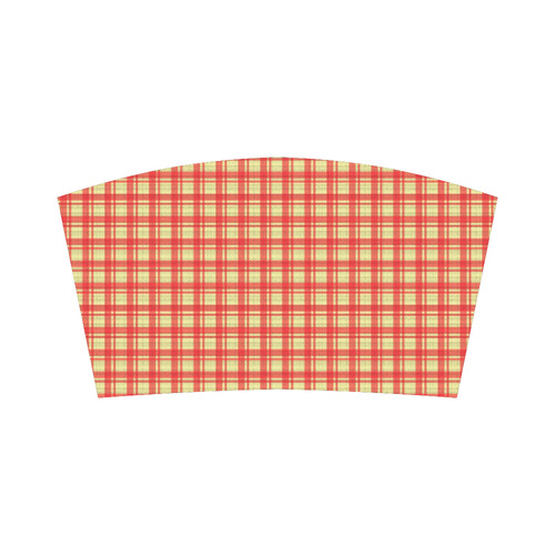 checkered Fabric red by FeelGood Bandeau Top