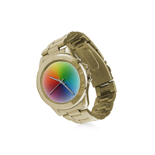 color wheel for artists , art teacher Custom Gilt Watch(Model 101)