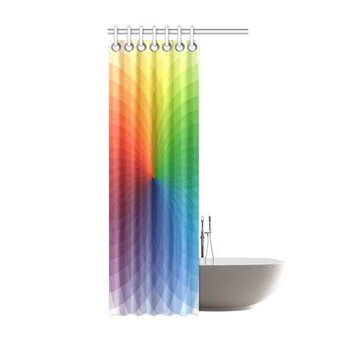color wheel for artists , art teacher Shower Curtain 36"x72"