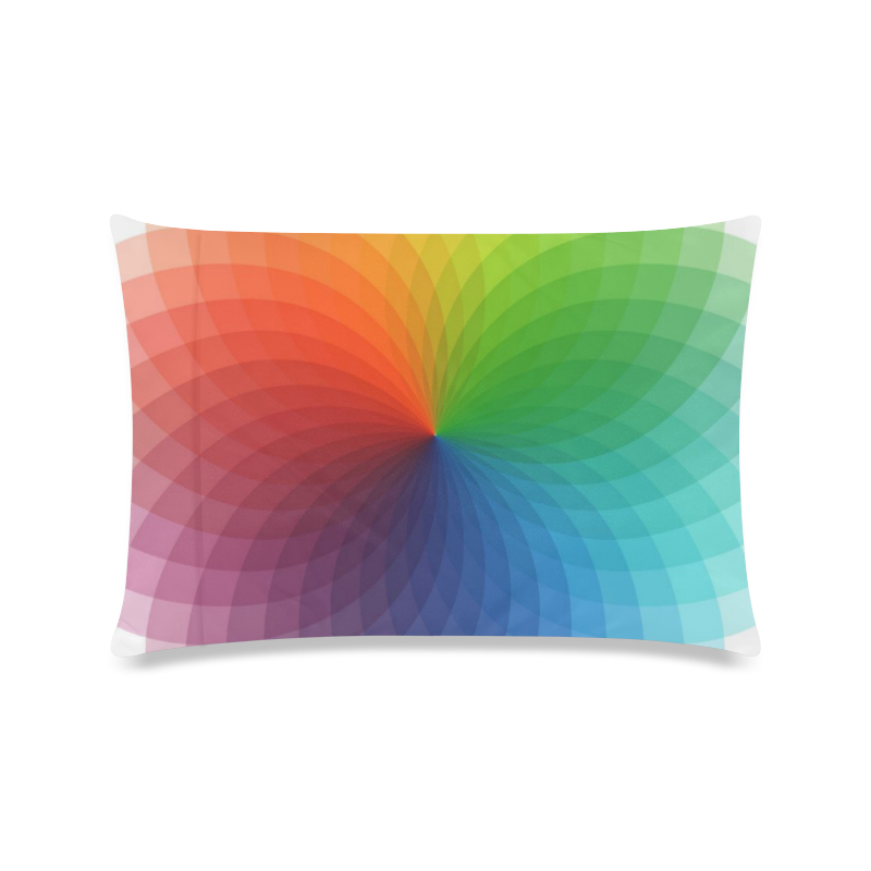 color wheel for artists , art teacher Custom Zippered Pillow Case 16"x24"(Twin Sides)