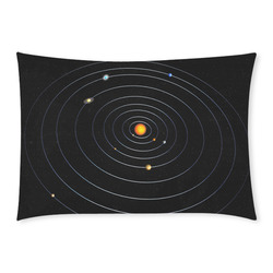Our Solar System Custom Rectangle Pillow Case 20x30 (One Side)