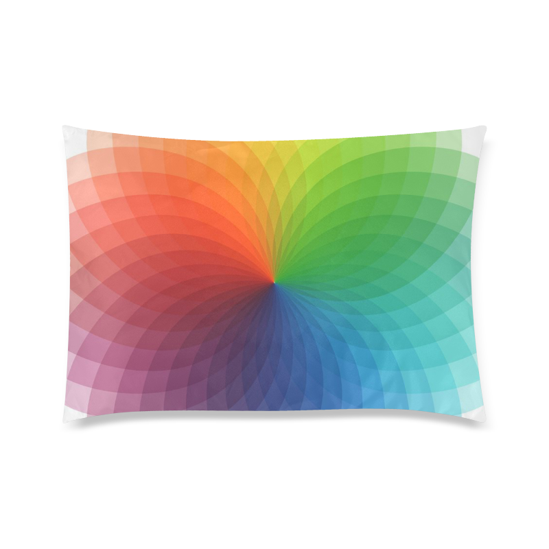 color wheel for artists , art teacher Custom Zippered Pillow Case 20"x30"(Twin Sides)