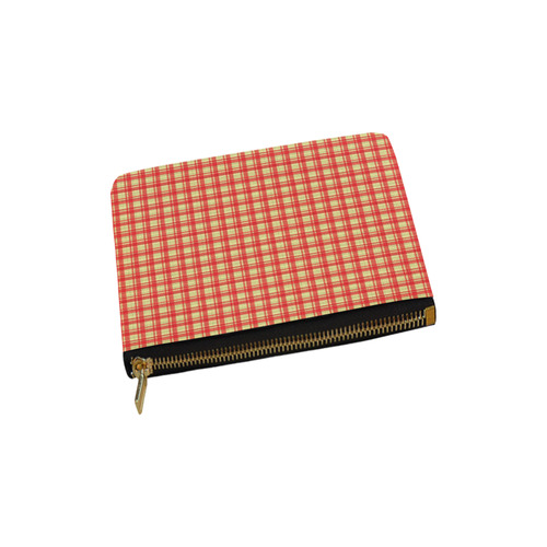checkered Fabric red by FeelGood Carry-All Pouch 6''x5''