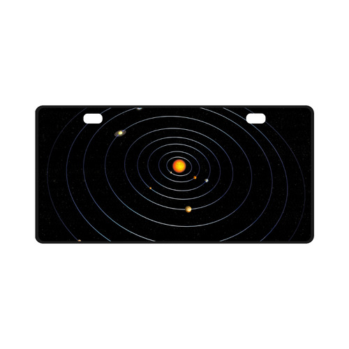 Our Solar System License Plate