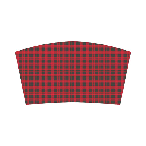 checkered Fabric red black by FeelGood Bandeau Top