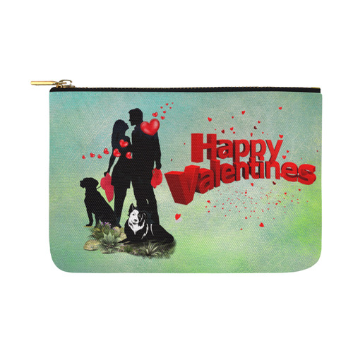 Happy Valentine Carry-All Pouch 12.5''x8.5''