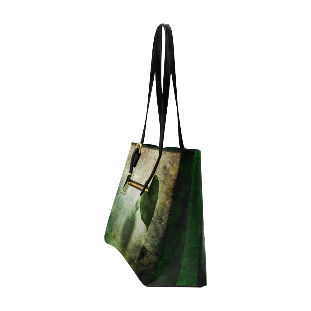 Green Modesty Euramerican Tote Bag/Large (Model 1656)