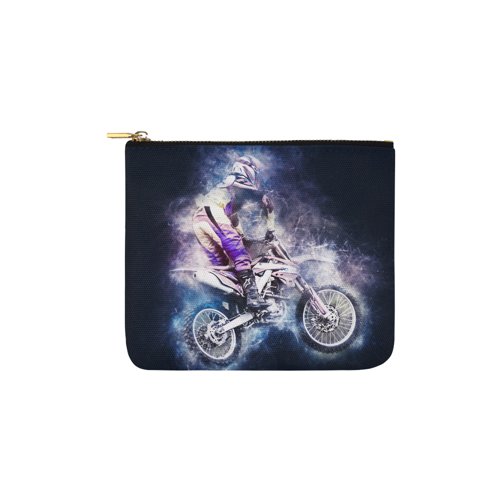 Motocross Motorcycle Motorbike Carry-All Pouch 6''x5''