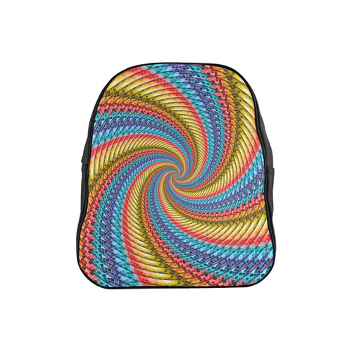 Escher’s Droste Spirals School Backpack (Model 1601)(Small)