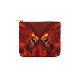 Fire Head Lions in Love ;-) Carry-All Pouch 6''x5''