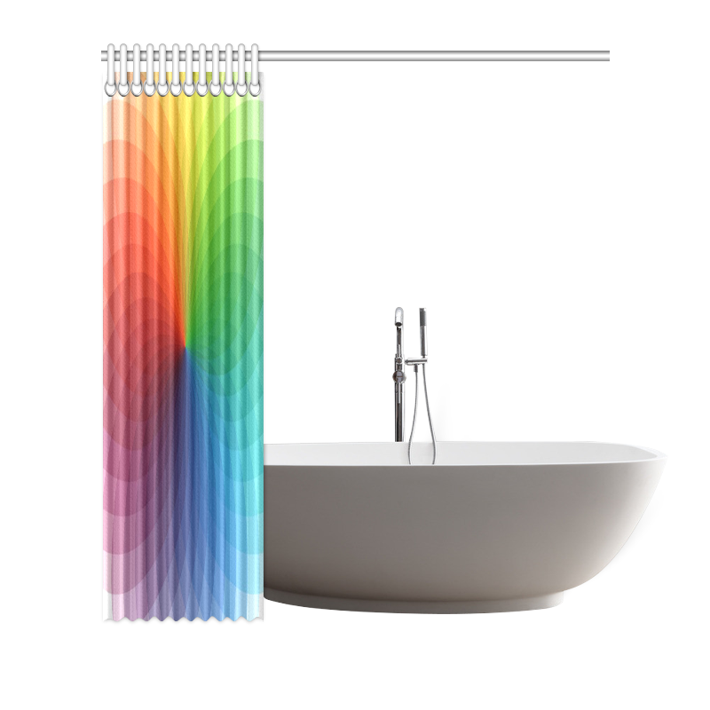 color wheel for artists , art teacher Shower Curtain 72"x72"