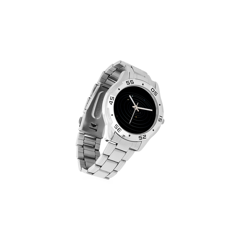 Our Solar System Men's Stainless Steel Analog Watch(Model 108)