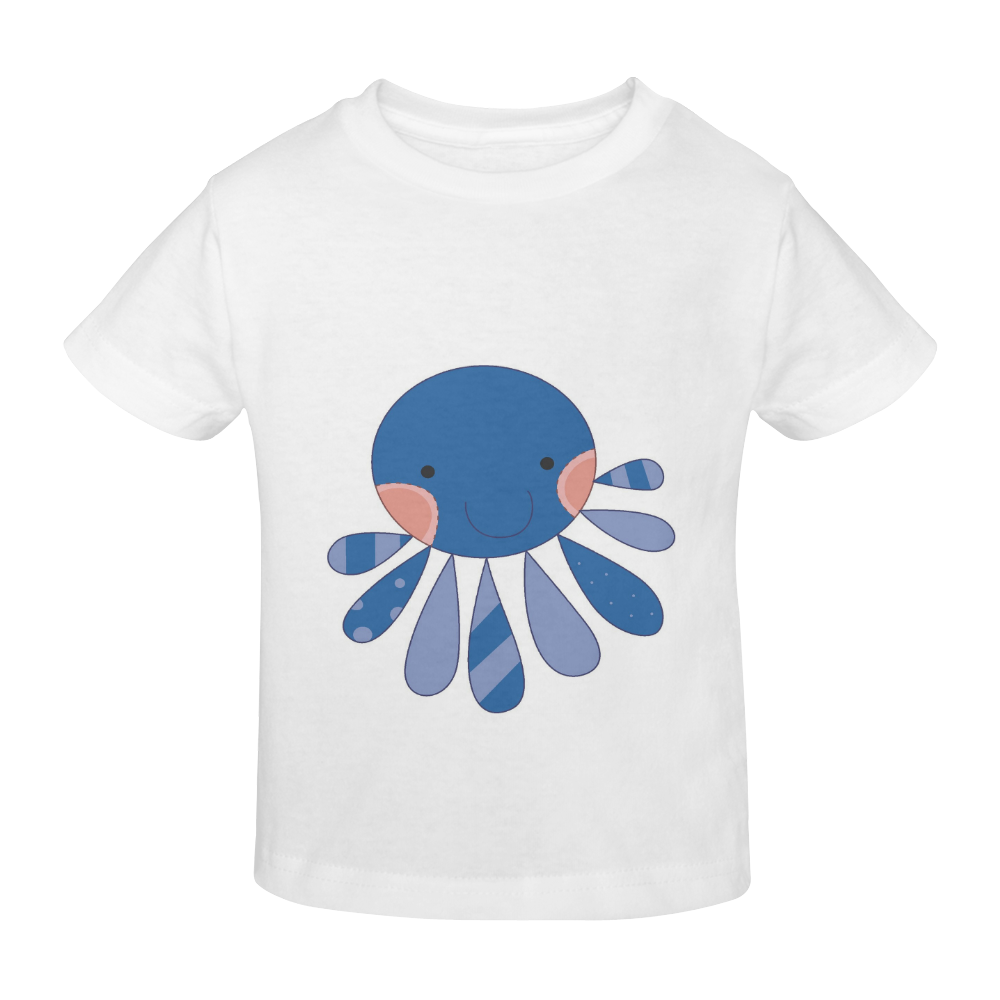 Sea Creatures Sunny Youth T-shirt (Model T04) | ID: D1255442