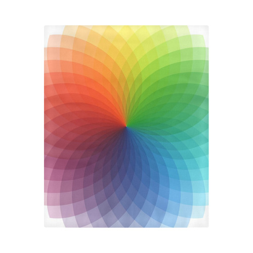 color wheel for artists , art teacher Duvet Cover 86"x70" ( All-over-print)