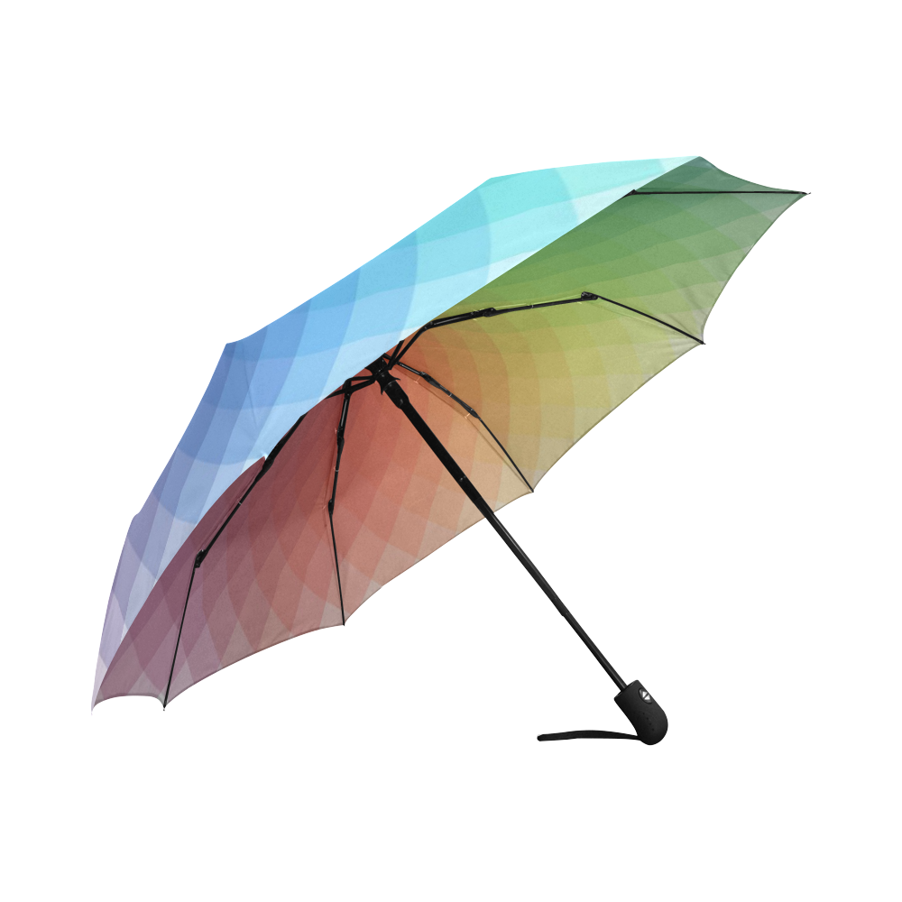 color wheel for artists , art teacher Auto-Foldable Umbrella (Model U04)