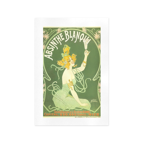 Absinthe Blanqui Beautiful Green Fairy Art Print 13‘’x19‘’